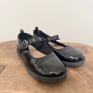 Old Navy Black Patent Leather Kids‎ Shoes